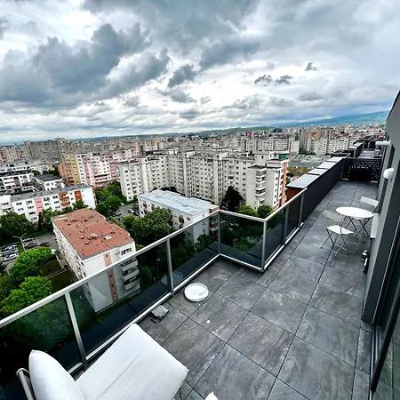Skyline Penthouse Terasa 22 M Parcare 5 Min Piata Unirii Targul De Craciun *